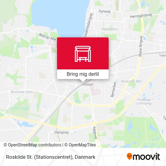 Roskilde St. (Stationscentret) kort