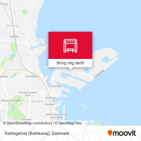 Kattegatvej (Baltikavej) kort