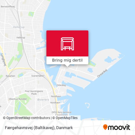 Færgehavnsvej (Baltikavej) kort
