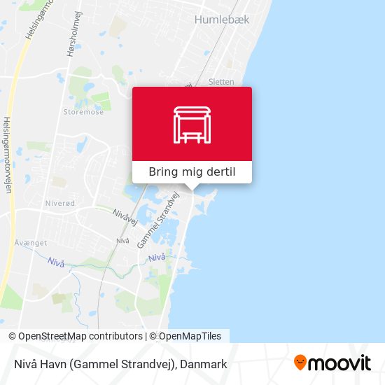 Nivå Havn (Gammel Strandvej) kort