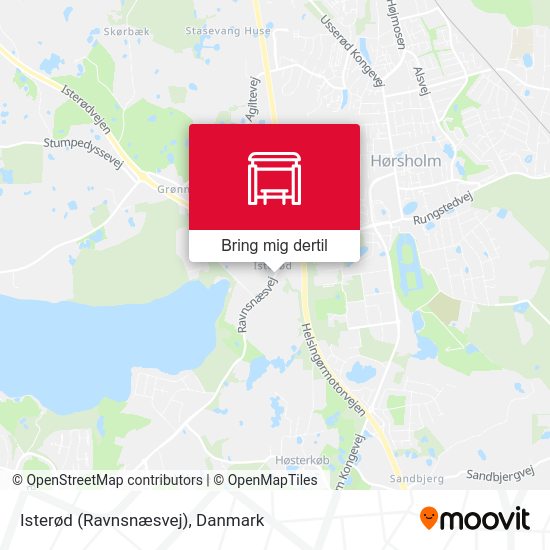 Isterød (Ravnsnæsvej) kort