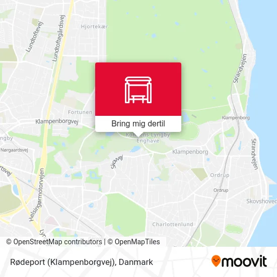 Rødeport (Klampenborgvej) kort