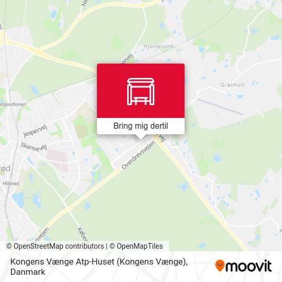 Kongens Vænge Atp-Huset kort