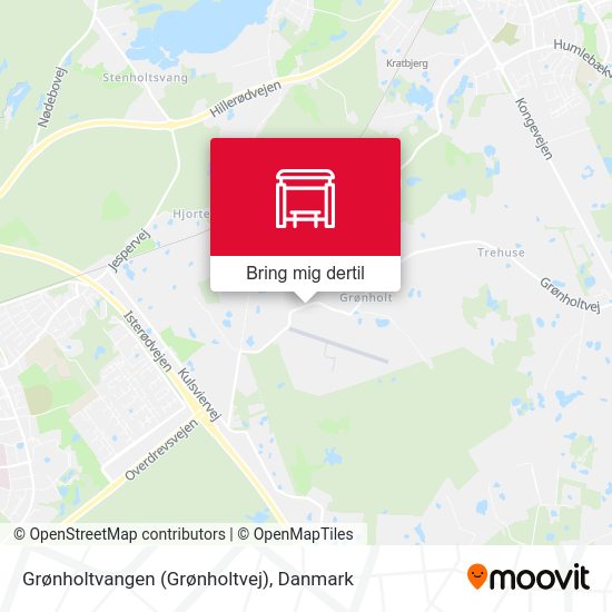 Grønholtvangen (Grønholtvej) kort