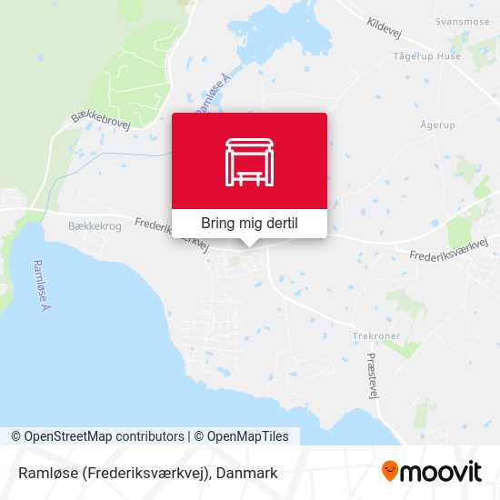 Ramløse (Frederiksværkvej) kort