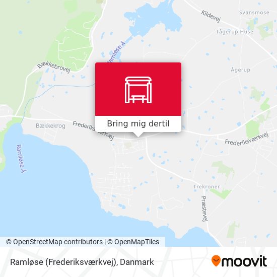 Ramløse (Frederiksværkvej) kort