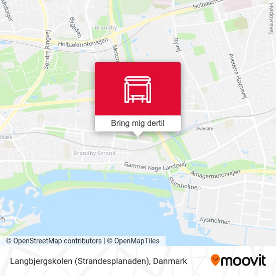 Langbjergskolen (Strandesplanaden) kort
