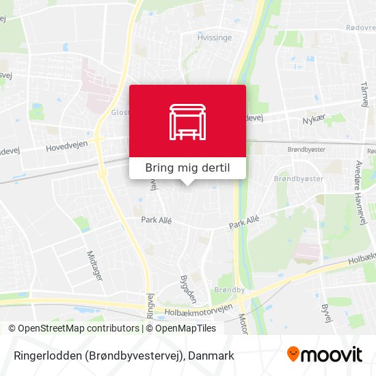 Ringerlodden (Brøndbyvestervej) kort