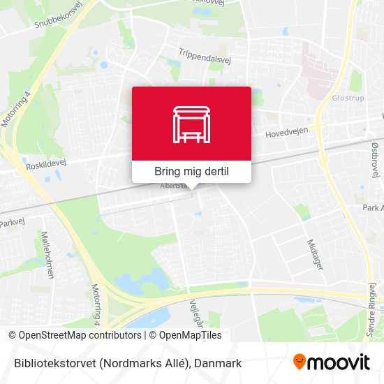 Bibliotekstorvet (Nordmarks Allé) kort