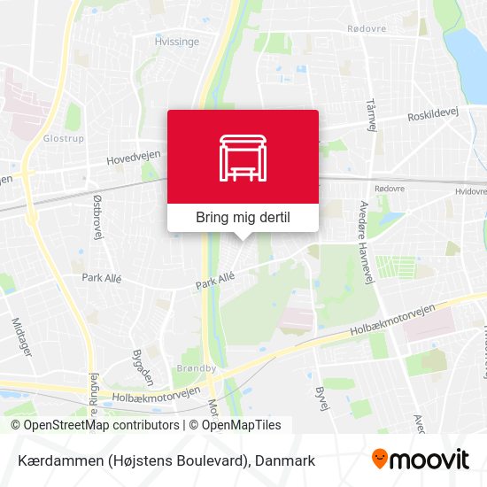 Kærdammen (Højstens Boulevard) kort