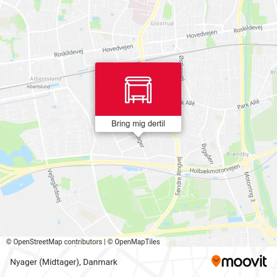 Nyager (Midtager) kort