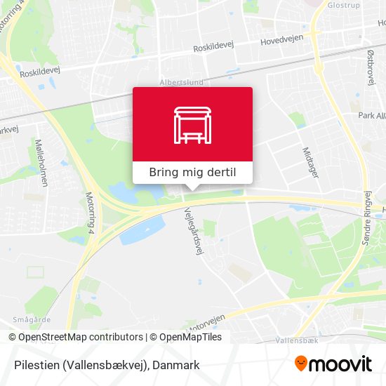 Pilestien (Vallensbækvej) kort