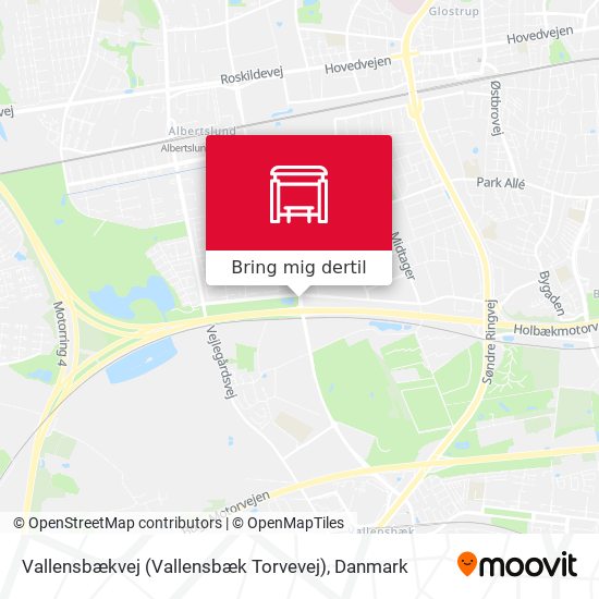 Vallensbækvej (Vallensbæk Torvevej) kort