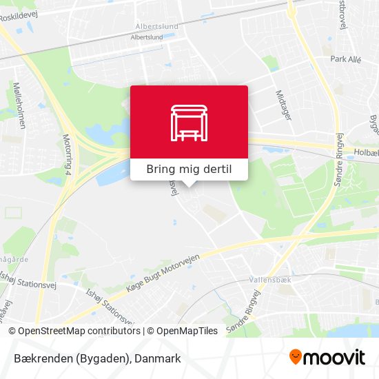 Bækrenden (Bygaden) kort