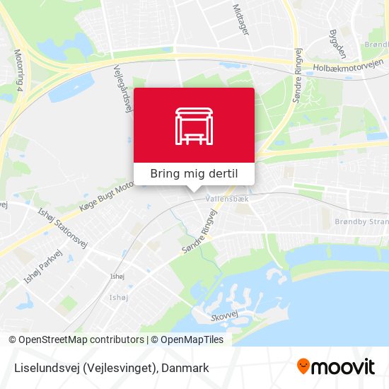 Liselundsvej (Vejlesvinget) kort