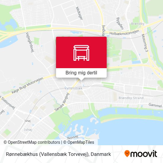 Rønnebækhus (Vallensbæk Torvevej) kort