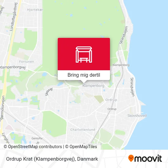 Ordrup Krat (Klampenborgvej) kort