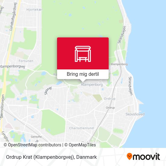 Ordrup Krat (Klampenborgvej) kort