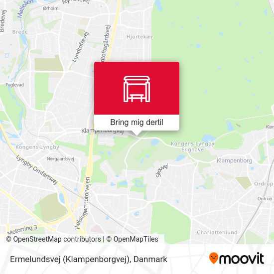 Ermelundsvej (Klampenborgvej) kort