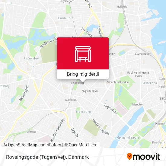 Rovsingsgade (Tagensvej) kort