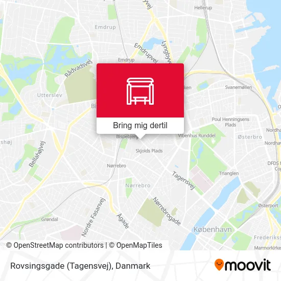 Rovsingsgade (Tagensvej) kort