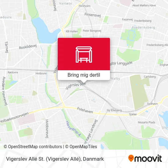 Vigerslev Allé St. kort