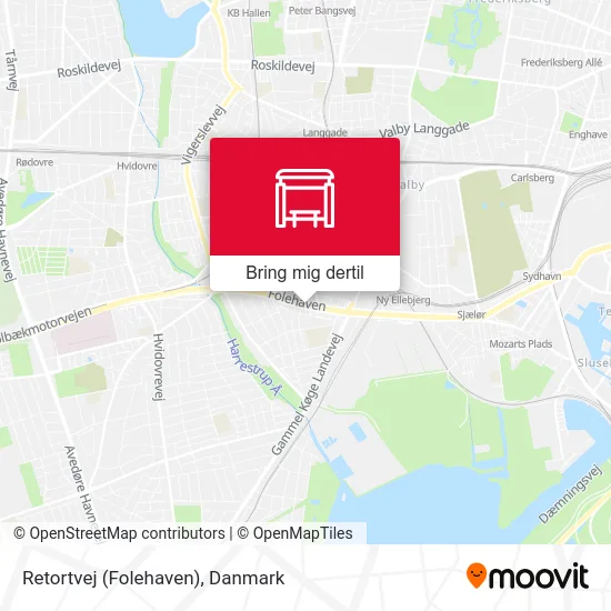 Retortvej (Folehaven) kort