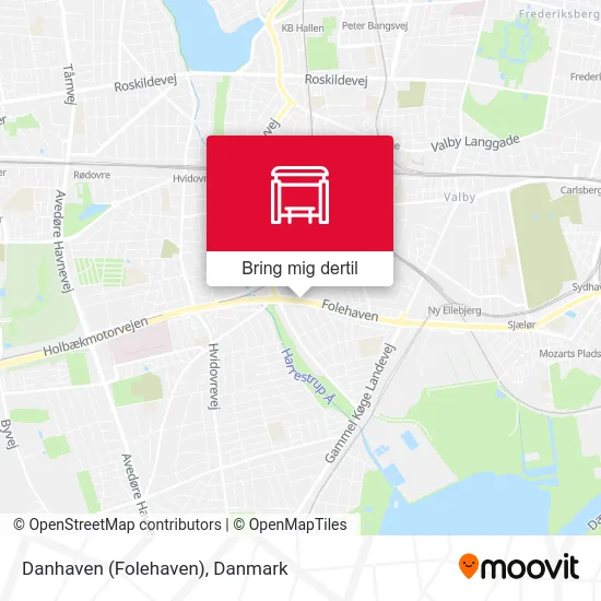 Danhaven (Folehaven) kort