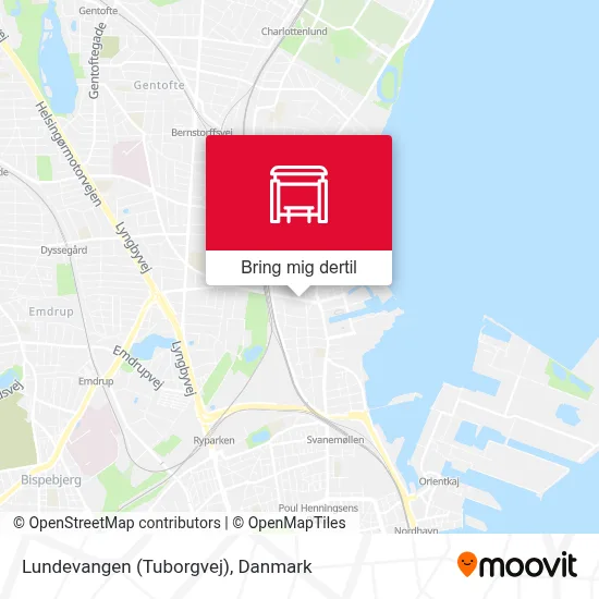 Lundevangen (Tuborgvej) kort