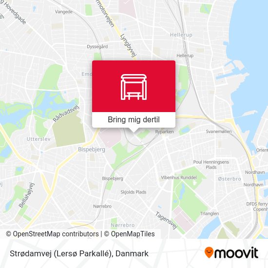 Strødamvej (Lersø Parkallé) kort