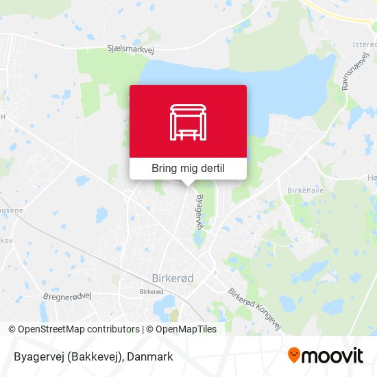 Byagervej (Bakkevej) kort