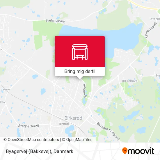 Byagervej (Bakkevej) kort