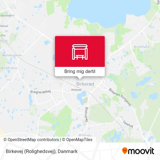 Birkevej (Rolighedsvej) kort