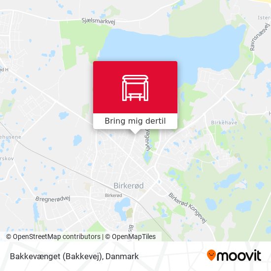 Bakkevænget (Bakkevej) kort