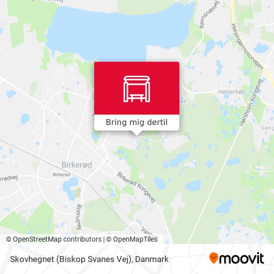 Skovhegnet (Biskop Svanes Vej) kort