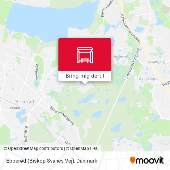 Ebberød (Biskop Svanes Vej) kort