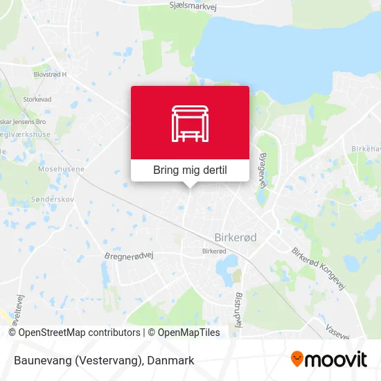 Baunevang (Vestervang) kort