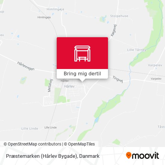 Præstemarken (Hårlev Bygade) kort