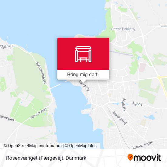 Rosenvænget (Færgevej) kort
