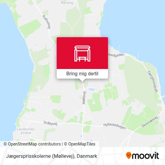 Jægersprisskolerne (Møllevej) kort