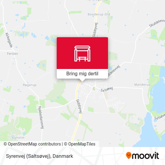 Syrenvej (Saltsøvej) kort