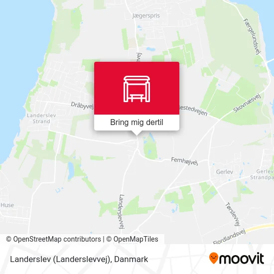 Landerslev (Landerslevvej) kort