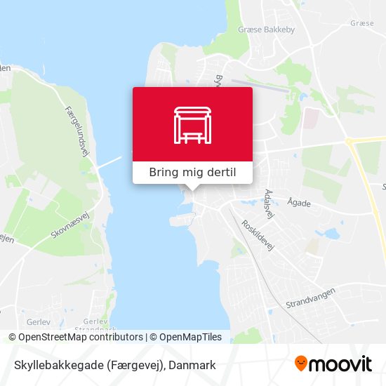 Skyllebakkegade (Færgevej) kort