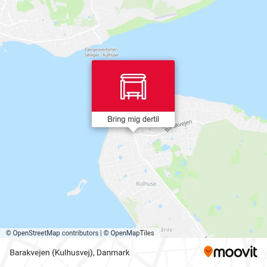 Barakvejen (Kulhusvej) kort