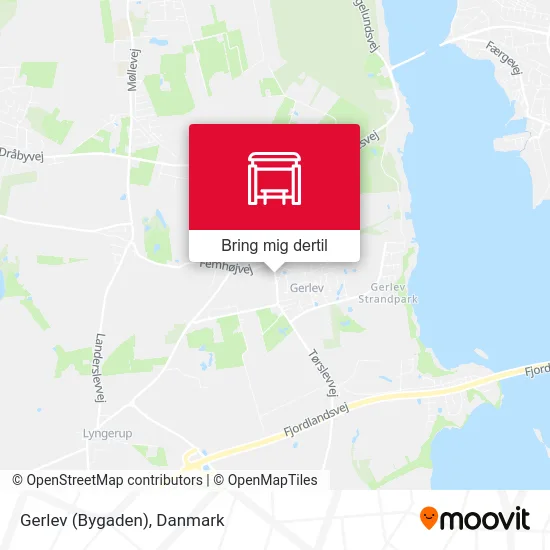 Gerlev (Bygaden) kort