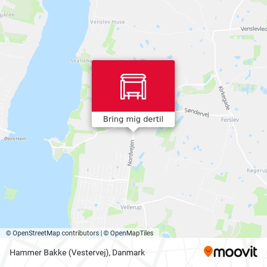 Hammer Bakke (Vestervej) kort