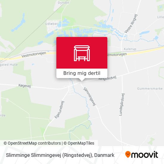 Slimminge Slimmingevej (Ringstedvej) kort