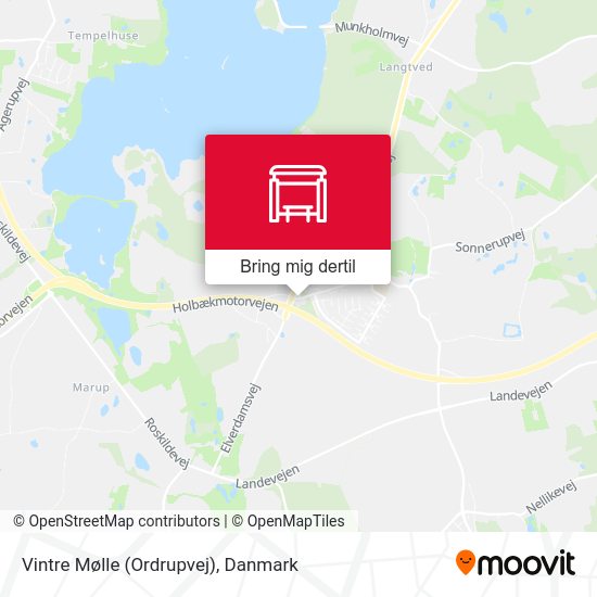 Vintre Mølle (Ordrupvej) kort