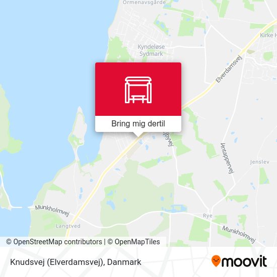 Knudsvej (Elverdamsvej) kort