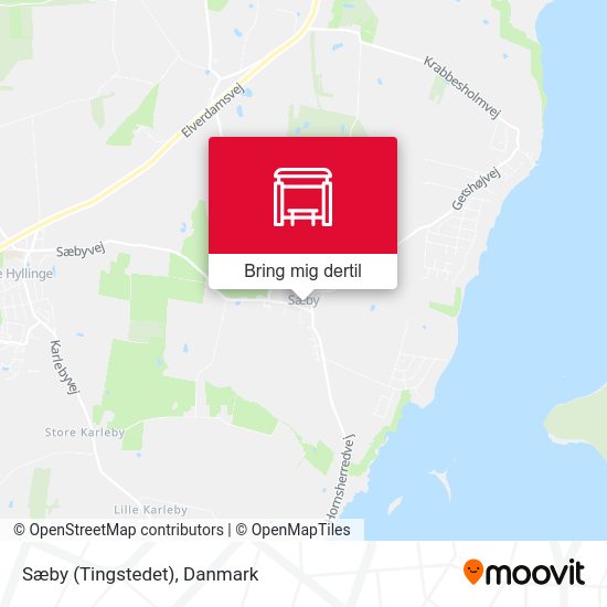 Sæby (Tingstedet) kort